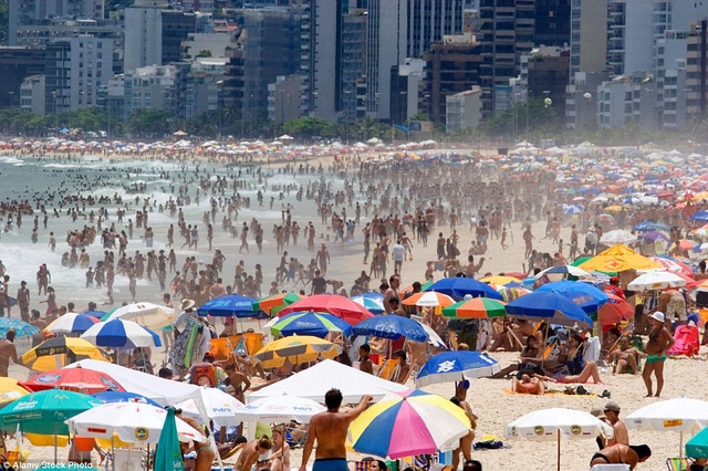 Bãi biển ở Rio de Janeiro