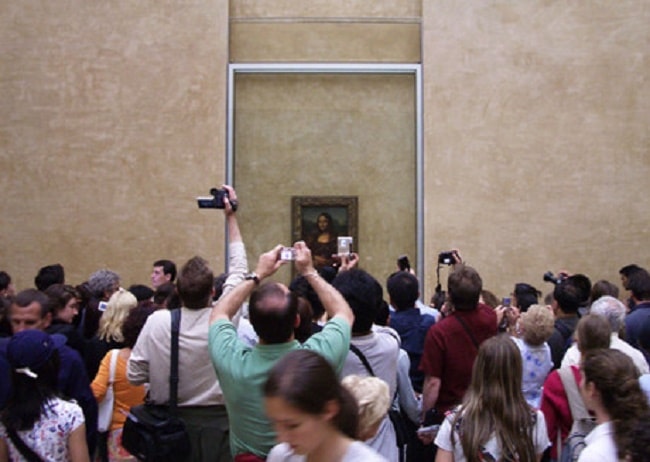 Mona Lisa ở bảo tàng Louvre