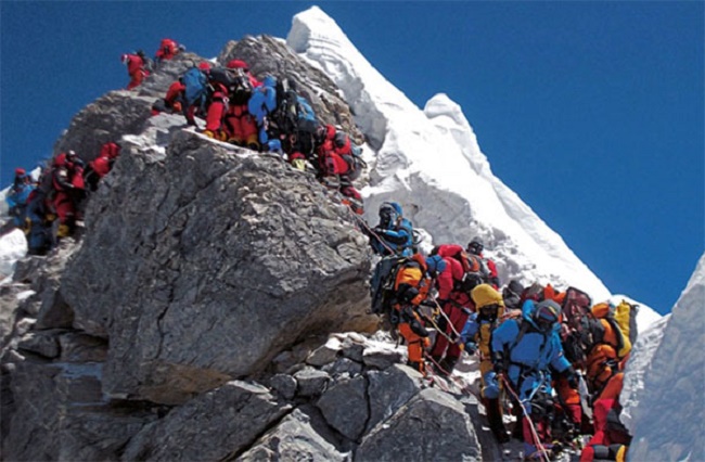 Thực tế khi leo núi Everest