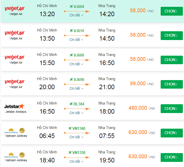 Giá vé rẻ đi Nha Trang tháng 11 bao nhiêu?