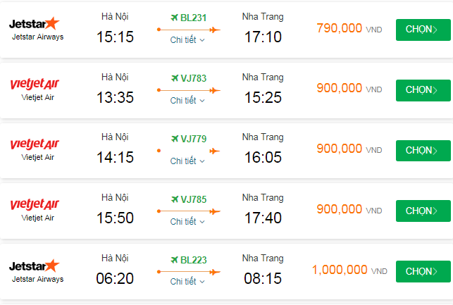 Giá vé rẻ đi Nha Trang tháng 7 bao nhiêu?